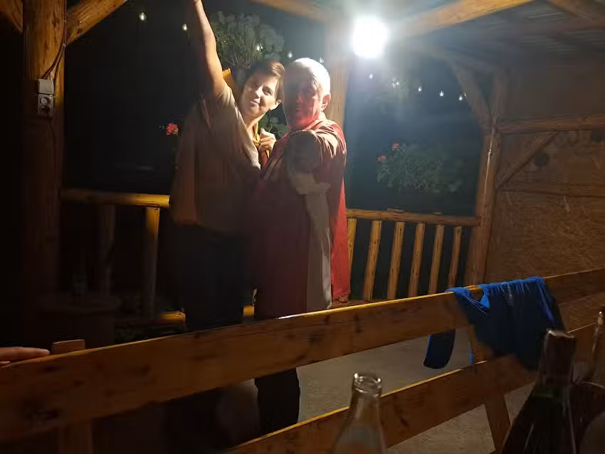 Villa Muguras im Fr&uuml;hling